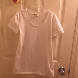 Plain white t-shirt